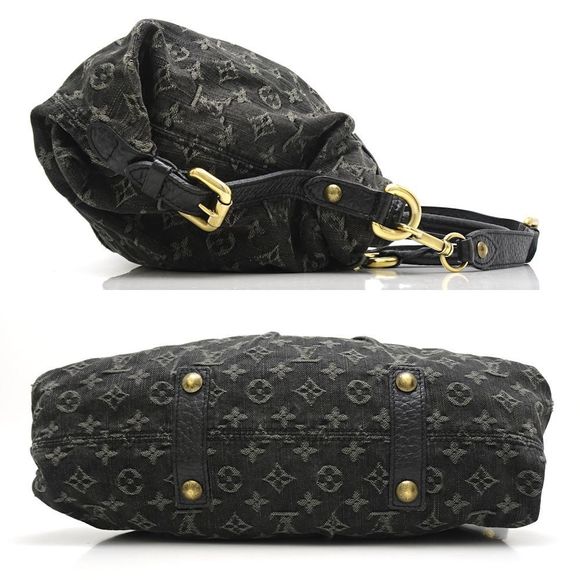 Louis Vuitton Monogram Denim Neo Cabby MM Noir 2WAY Black - Picture 3 of 10